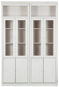 Vetrina in legno di pino bianco 148x223 cm Anita - Støraa