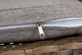 Divano in rattan 2 posti Calabria Premium Garden Point marrone