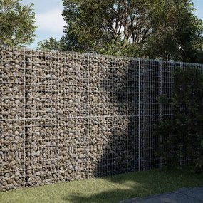 Cesto Gabbione Con Copertura 250x100x200 Cm İn Ferro Zincato /