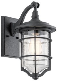 Applique classico chic da esterno KL-ROYAL-MARINE2-S nero IP44 1X E27 ELSTEAD