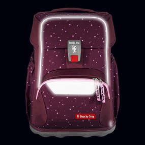 Zaino scuola Step by Step BASIS - set 4 pezzi, Berry Stars