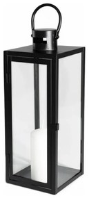 Lanterna decorativa 49 cm nera