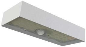 LED Proiettore solare con sensore di movimento LED/3,7V 3000mAh 4000K IP65 bianco