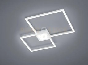 Hydra plafoniera led 28w 3200lm, 4000k bianca doppio quadrato+luce ...
