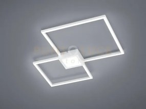 Plafoniera hydra led doppio quadrato + luce centrale dimmerabile  6...