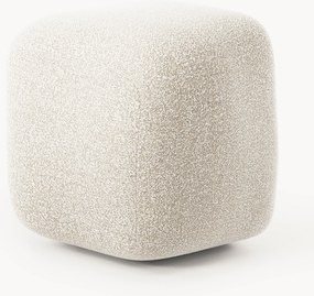 Pouf alto in bouclé Wolke
