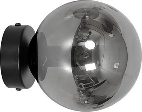 Lampada da Parete ROSSI K1 BL E14 GrafiteTrasparente Miele