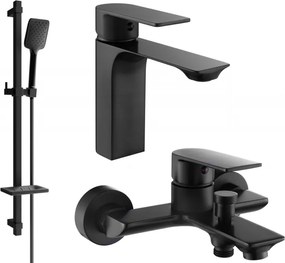 Mexen Alexa DQ62 set da bagno, nero - 71203DQ62-70