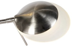 Lampada da terra moderna in acciaio con LED e dimmer - Lexus