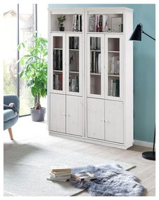 Vetrina in legno di pino bianco 148x223 cm Anita - Støraa