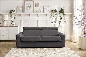 Divano in grigio scuro allungabile 195 cm Monaco – Bobochic Paris