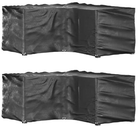 Coperture Mobili Da Giardino A L 2pz 12 Occhielli 185x185x90cm /