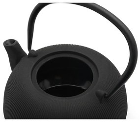 Set da tè in porcellana nera e lega Sichuan - Bredemeijer