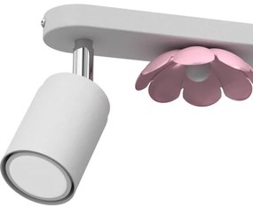 Faretto FLOWER 2xGU10/8W/230V bianco