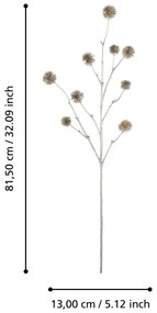 Eglo 428366 - Fiore artificiale ETAYA 81,5 cm oro