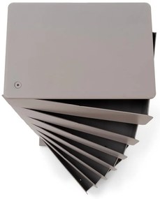 Cassettiera in metallo grigio-beige 37x98,5 cm Joey - Spinder Design