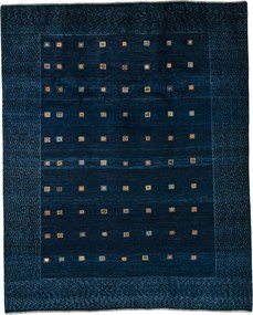 Gabbeh Tappeto 350 x 280 Blu (Iran) Annodato A Mano