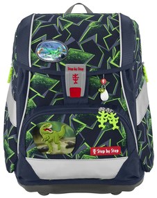 Zaino/cartella scuola 2IN1 PLUS – Set 6 pezzi, Step by Step Wild T-Rex Taro