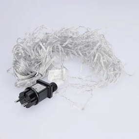 Brilagi - Catena luminosa natalizia da esterno 200xLED/8 funzioni 13m IP44 bianco freddo