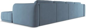 Divano angolare azzurro Hoku – Makamii