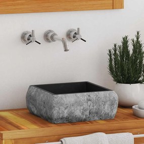 Lavandino Nero 30x30x13 Cm İn Marmo /