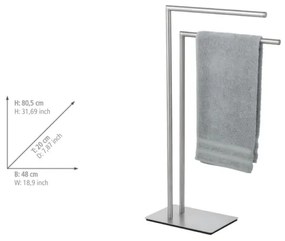 WENKO 25379100 - Porta asciugamani RECCO 48x80,5 cm satinato