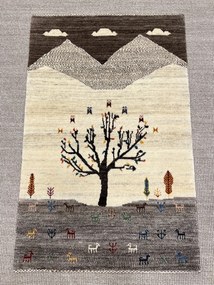Loribaft Tappeto persiano 80x120 Beige (Iran) Annodato A Mano