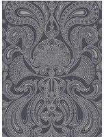 Cole & Son Carta da parati Malabar - Gilver on Charcoal