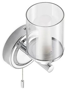 Vinza Applique da Parete Chrome/Clear - Lindby