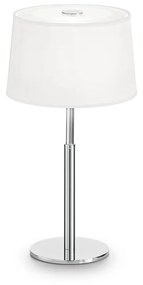 Lampada Da Scrivania-Ufficio Moderna Hilton Metallo Bianco 1 Luce G9 3W 3000K