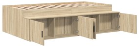 Rete contenitore  rovere sonoma 75x190 cm