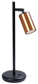 Sollux SL.1381 - Lampada da tavolo WINX 1xGU10/10W/230V nero/rame