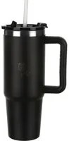 Tazza termica da viaggio con cannuccia 1 L nero