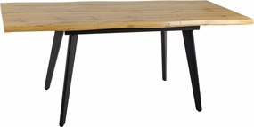 Tavolo Fresno Allungabile – Rovere Artisan / Nero Opaco 180cm