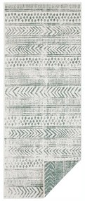 Tappeto per esterni verde e crema , 80 x 350 cm Biri - NORTHRUGS