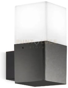 Ges410- applique per esterni grigio antracite  1 luce attacco e27 ip44