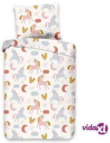 Good Morning Copripiumino per Bambini UNILOVE 100x135 cm Multicolore