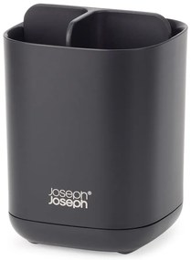 Portaspazzolini in plastica nero EasyStore - Joseph Joseph