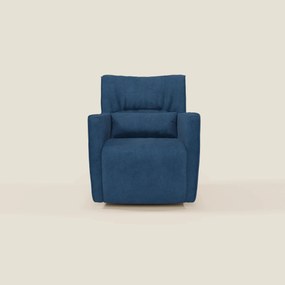 Tulla Poltrona girevole in tessuto impermeabile T02 blu