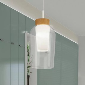 Lampadario Glamour Nora oro cristallo E27 MANTRA