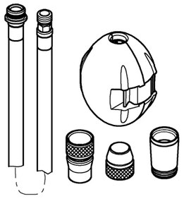 GROHE 48293000 - Flessibile doccia UNIVERSAL 1425 mm cromo lucido