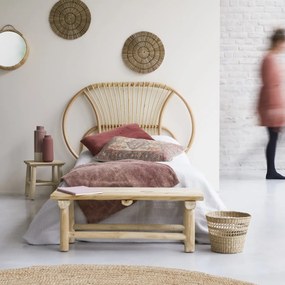 Tikamoon - Testata per letto in rattan 120 cm Leontie