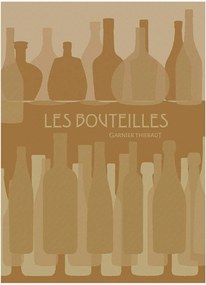 Set di 4 strofinacci jacquard Les Bouteilles Chaume
