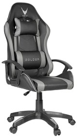 Sedia da gioco VARR Zolder nero/grigio