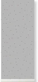 Ferm Living Carta da parati Dot - Grey