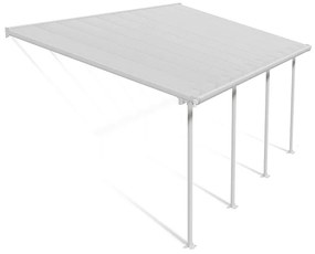 Tettoia per terrazza in policarbonato Feria Palram - Canopia 3 x 6,1 m bianco