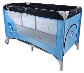COSING - Lettino da viaggio regolabile ADAM Dolphin Blue