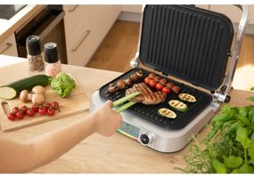 Sencor grill a contatto 2100W/230V cromo opaco