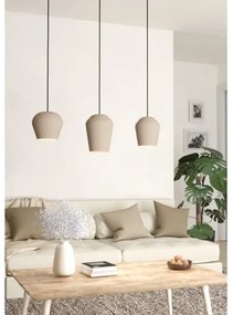 Eglo 900143 - Lampadario a sospensione con filo CAMBAITO 3xE27/40W/230V