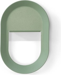 Gancio da parete verde polveroso in acciaio Coucou – Spinder Design